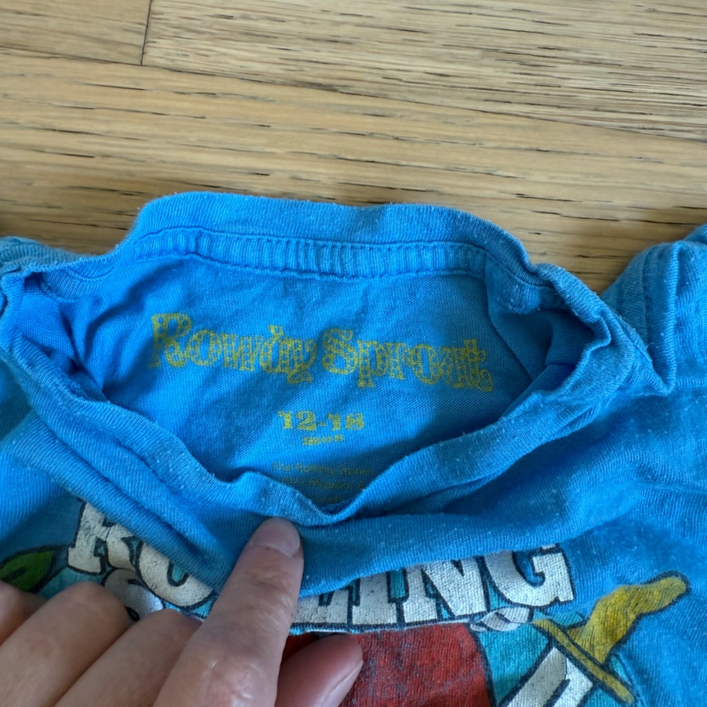12-18m Rowdy Sprout Rolling Stones Tee - Picture 2 of 3